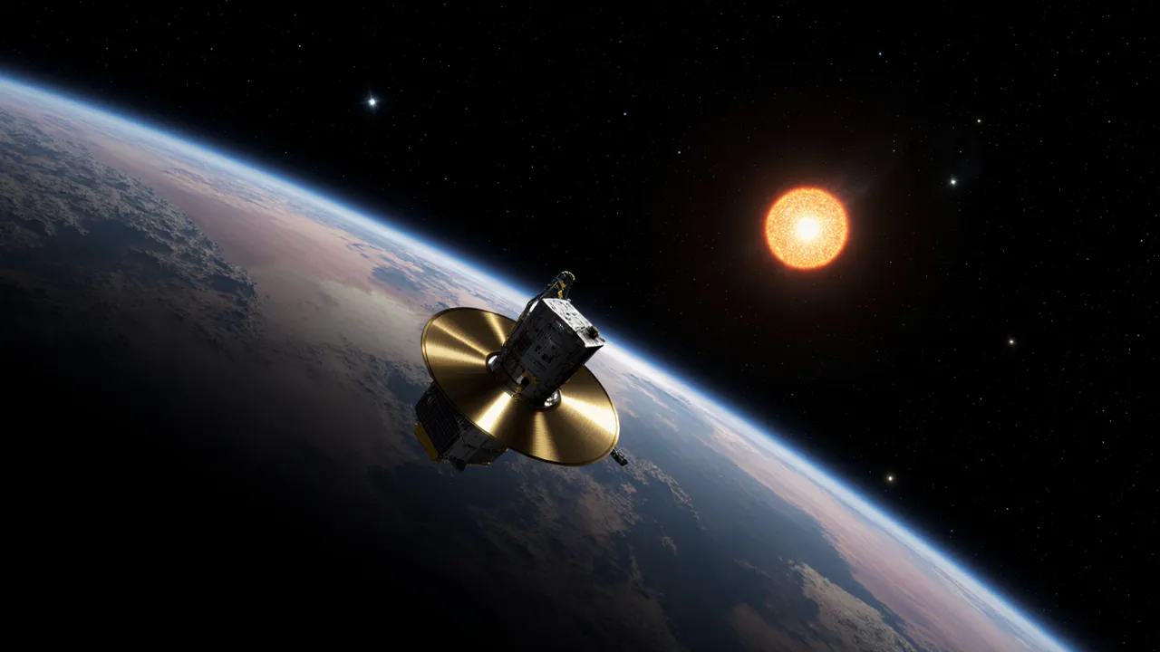 Voyager 1 alone in interstellar space, the faintest signal still transmitting